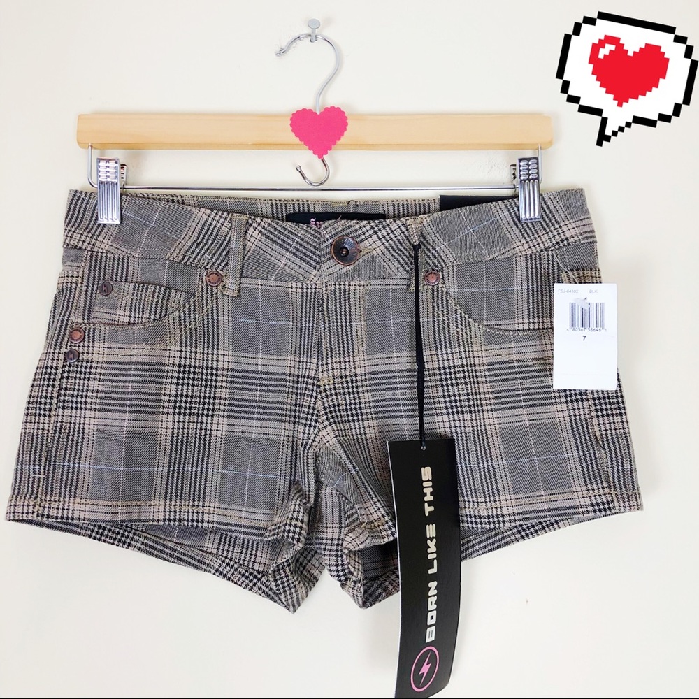 Free Style Revolution Plaid Shorts C216, 17, 18,19